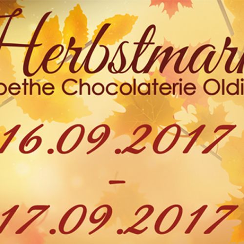 Herbstmarkt in der Goethe Chocolaterie